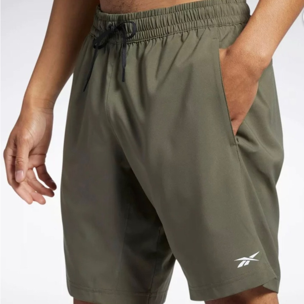 Reebok Men's Workout Ready Shorts NWT Size XXL Army Green